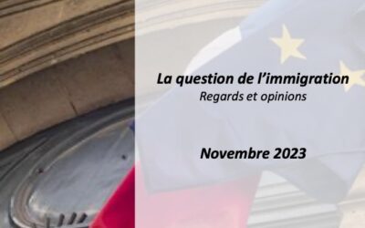 Baromètre politique Viavoice-Libération. La question de l’immigration – Regards et opinions. Novembre 2023