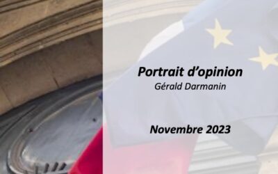 Baromètre politique Viavoice-Libération. Portrait d’opinion de Gérald Darmanin. Novembre 2023