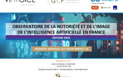 Observatoire de la notoriété et de l’image de l’intelligence artificielle en France. Viavoice – Impact AI. Juin 2023