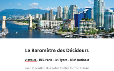 Baromètre des décideurs. Viavoice – HEC – Le Figaro – BFM Business. Novembre 2023