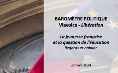 Baromètre politique Viavoice-Libération. La jeunesse française et la question de l’éducation. Janvier 2024